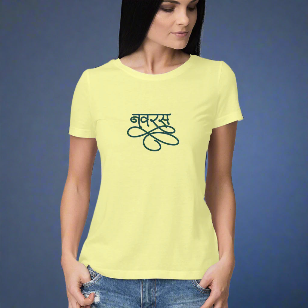 Navaras (Hindi) - Women's - Round neck T-shirt