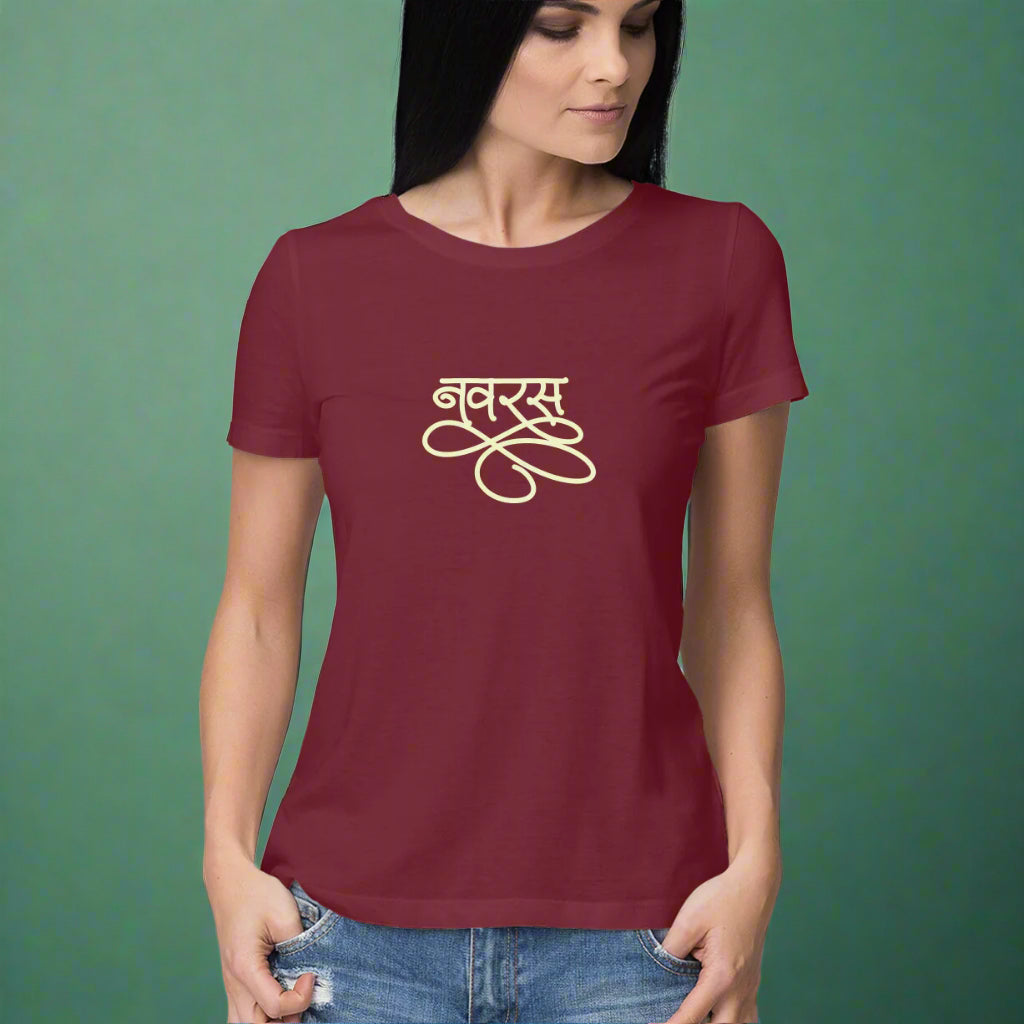 Navaras (Hindi) - Women's - Round neck T-shirt