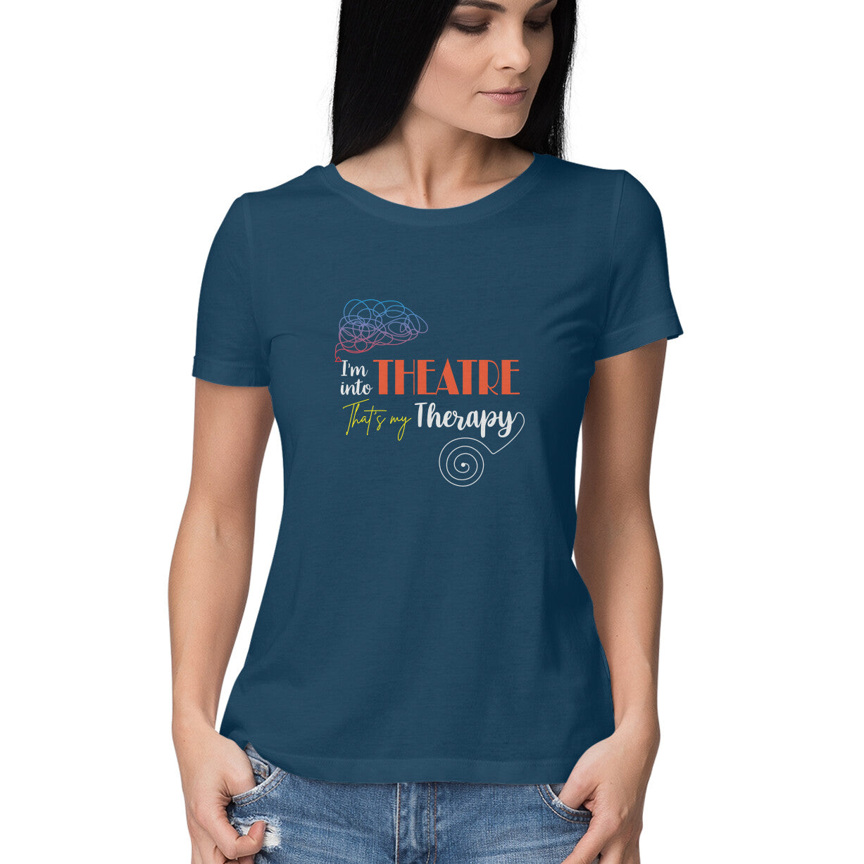 Theatre Therapy - Women's - Round neck T-shirt